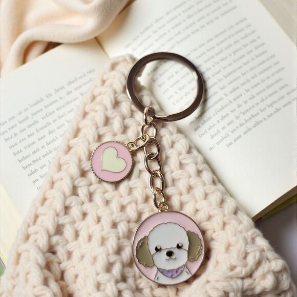 Doggie Heart Keychain Asst.Styles - Picture 3 of 4